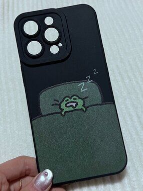Funny Sleepy Frog iPhone Case
